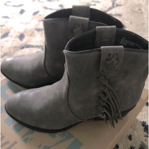 Gray Booties